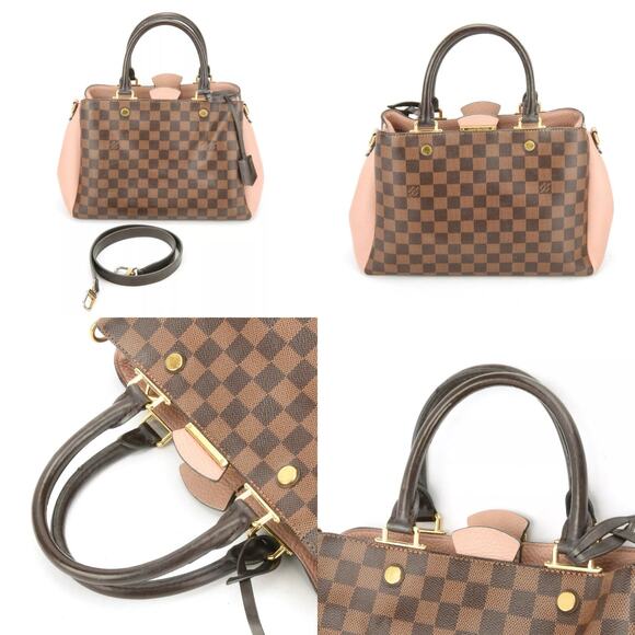 💎✨SUPER RARE✨💎 Authentic Louis Vuitton  Brittany Damier Ebene Bag - Picture 6 of 10